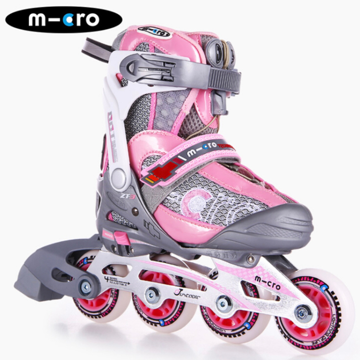 m-cro迈古溜冰鞋儿童初学者可调全套装m...