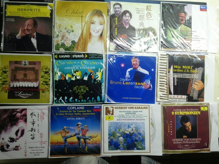 外国古典音乐CD一批，找出一摞自己收藏的外...