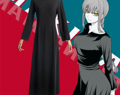 链电锯人玛奇玛cos服装日本动漫连衣裙女表...
