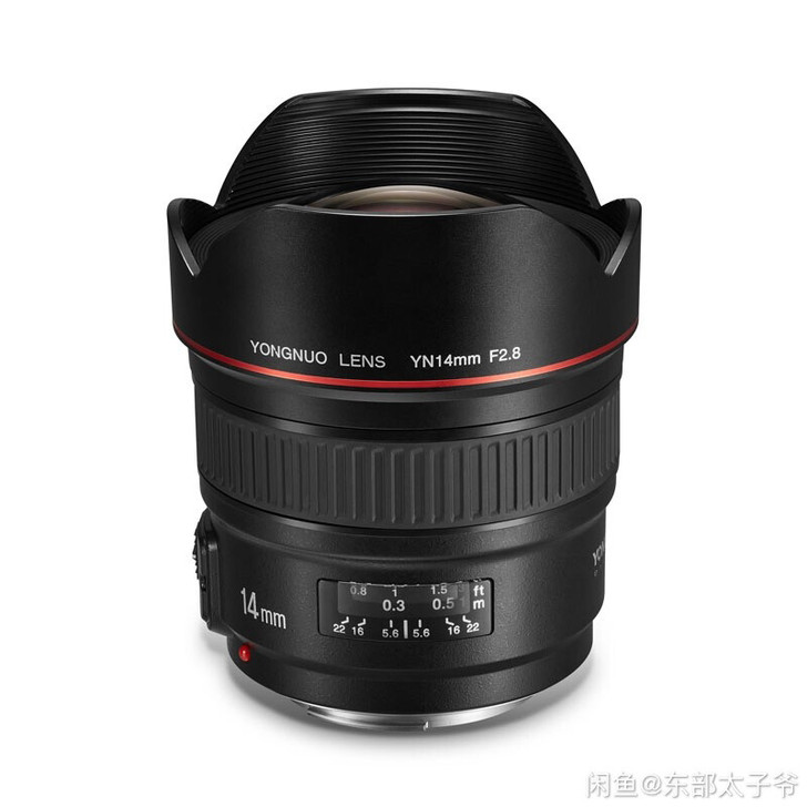 1800收一个永诺14mm佳能口镜头，无灰...