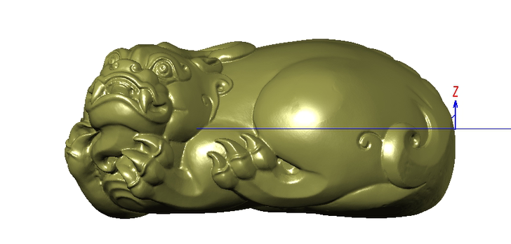 立体貔貅 F 三维立体 圆雕 电脑玉雕立体...