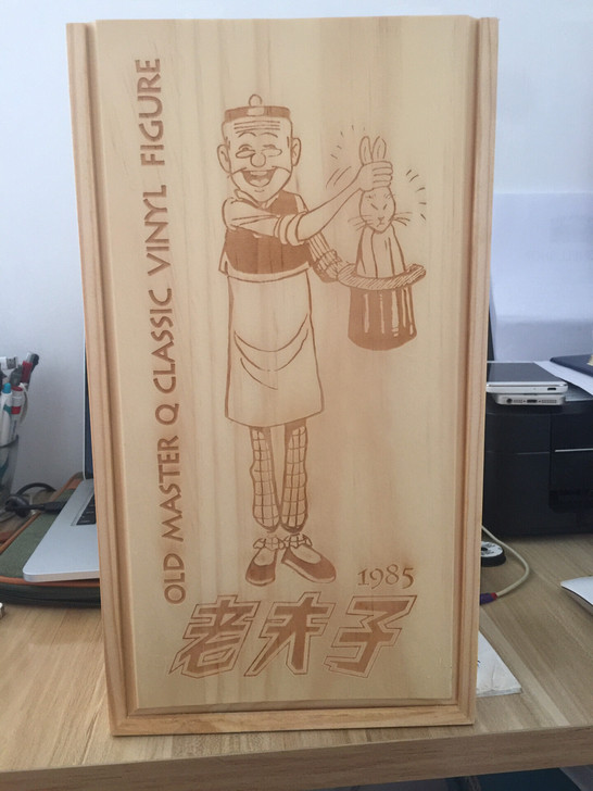 老夫子限量版搪胶手办