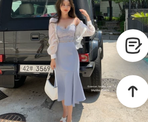 气质飘逸 荷叶边半身裙 不规则鱼尾中裙 婉...