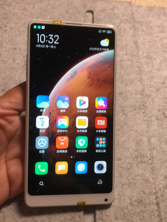 小米MIX2全陶瓷尊享版黑色 原装8+12...