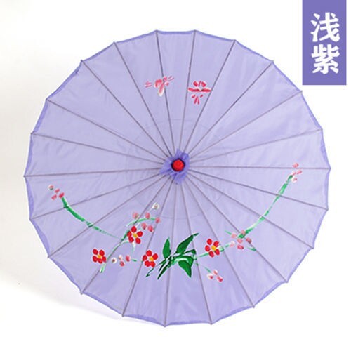 古风油纸伞女汉服复古舞蹈演出伞绸布古装走秀...