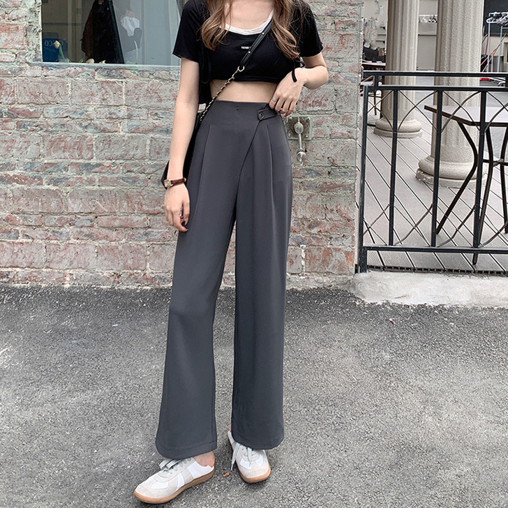 休闲裤，试穿拆吊牌，对于我来说太长了