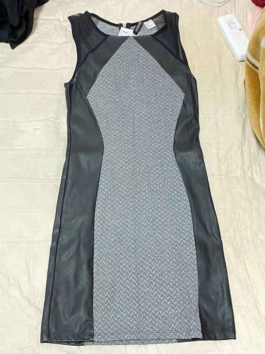 拼接连衣裙/全新带吊牌（仅试穿，价格包邮）