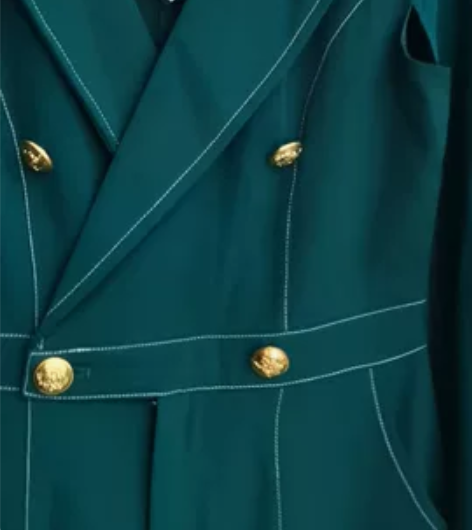 实体店购入,全新带吊牌,墨绿色雪纺连体裤,...