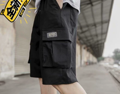 特特价2021年男女夏季潮流工装裤潮牌宽松...