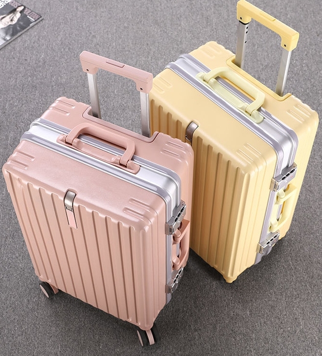 袋鼠大容量行李箱女学生韩版密码箱拉杆箱男旅...