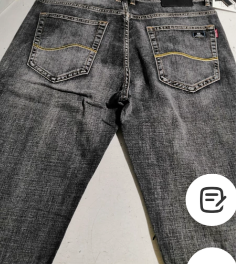 只有最后一件40码,烟灰色牛仔裤男,四季款...