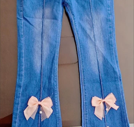 【全新包邮！】2022春秋新款弹力女童牛仔...