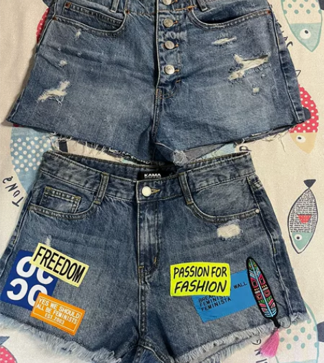 低价出闲置牛仔短裤 kama卡玛短裤 20...