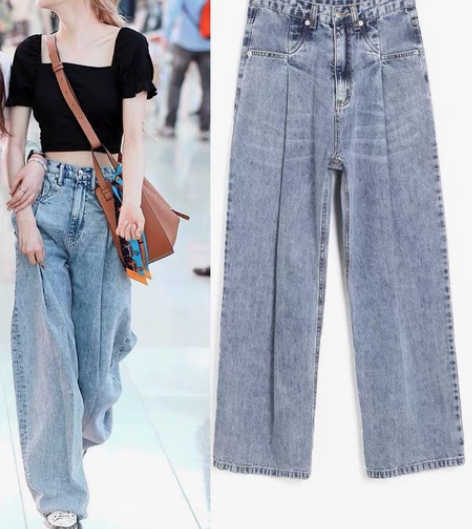 blackpinkrose朴彩英同款高腰显...