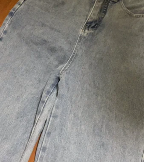 全新！版型超正高腰牛仔拖地裤！实体店买来的...