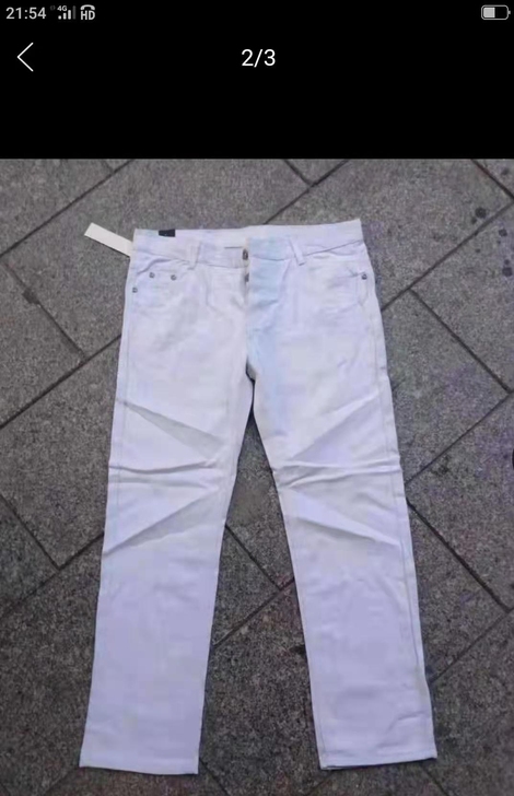 19.9特价包邮男士牛仔裤休闲牛仔裤白色牛...