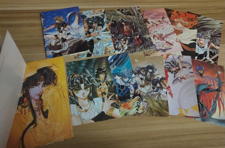 圣传 明信片 魔法骑士 clamp 怀旧卡片