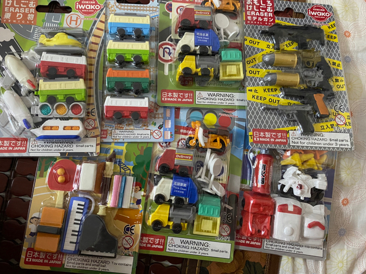 日本iwako趣味橡皮全新未拆