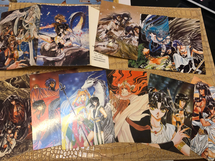 圣传 中古明信片整套不拆，20年的老物，可...
