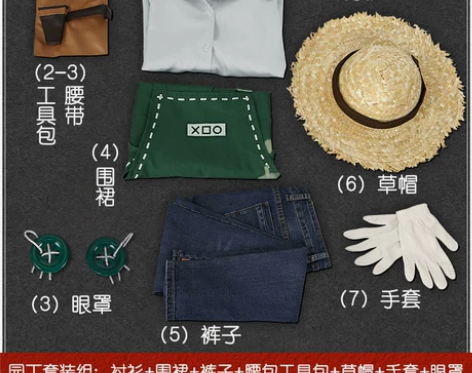 多肉君 第五人格COS服含眼睛 医生艾玛园...