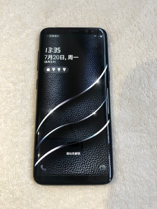 自用原装正品三星s9曲屏手机国行系统几乎全...
