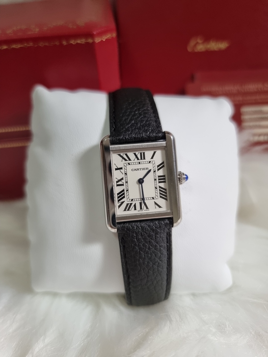 卡地亚坦克 tank must 女表小号