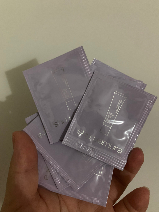 植村秀超模心机隔离防晒露30ml紫色1ml