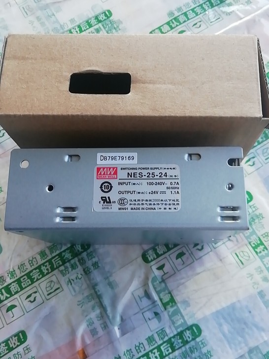 明纬电源NES-25-24全新库存件，正品...