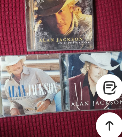 美国原版乡村民谣,亚兰.杰克逊三盒4張CD...