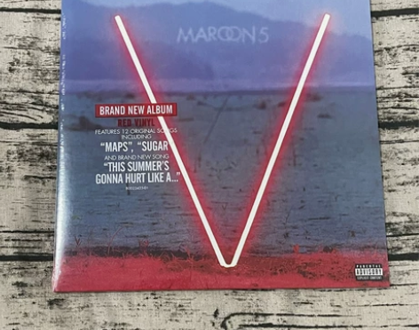 现货 Maroon 5 魔力红 V 红胶 ...