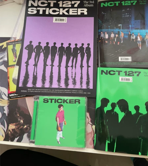 nct sticker四版裸专 jc只有李...