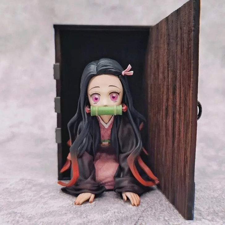 优质版 鬼灭之刃手办 灶门祢豆子美少女动漫...
