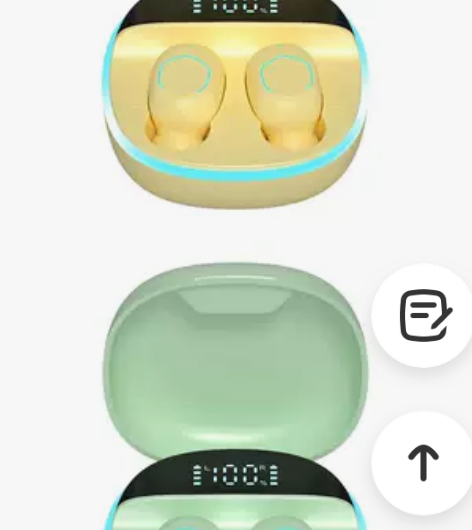 包邮清仓大屏LED数显马卡龙紫蓝牙耳机tw...