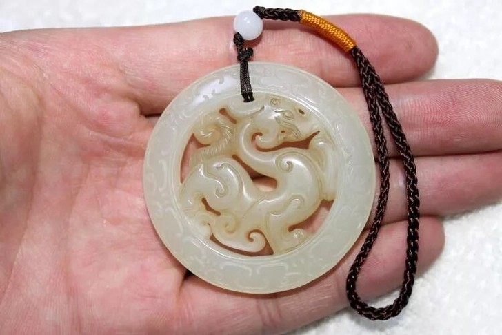 古玩玉佩收藏玉雕玉牌