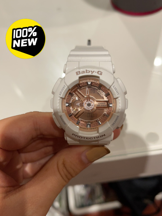 casio baby G，朋友送的，一次没...