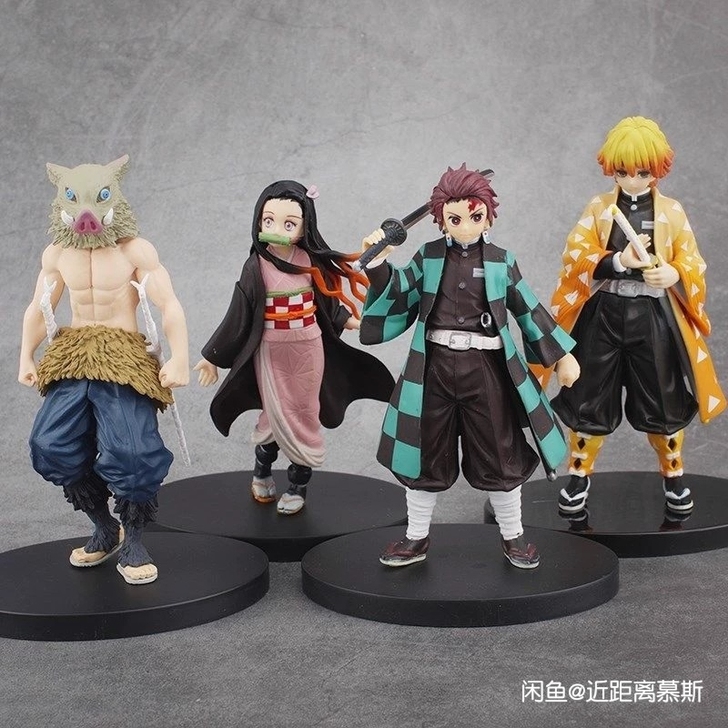 鬼灭一套鬼灭之刃手办盒装 摆件玩具