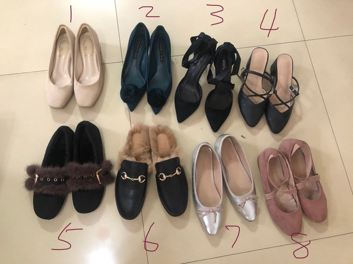 女士鞋浅口高跟鞋平底鞋绑带鞋尖头鞋