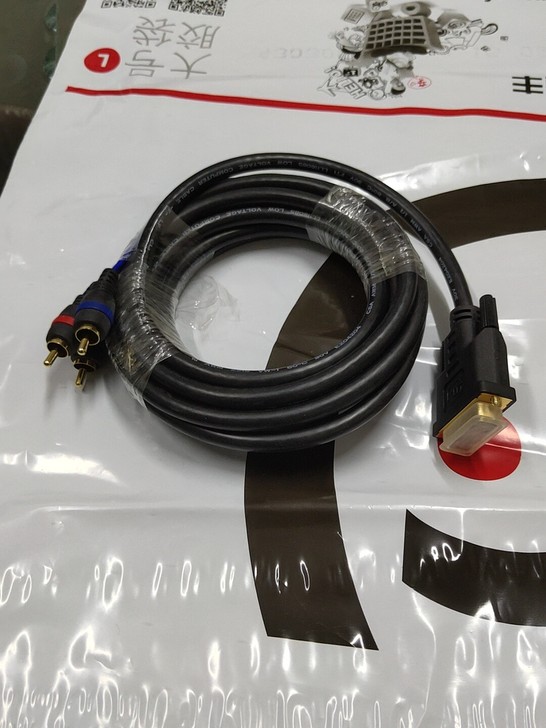 全新美国Monoprice DVI转3RC...