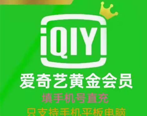 爱奇艺会员 黄金vip1个月30天 爱奇艺...