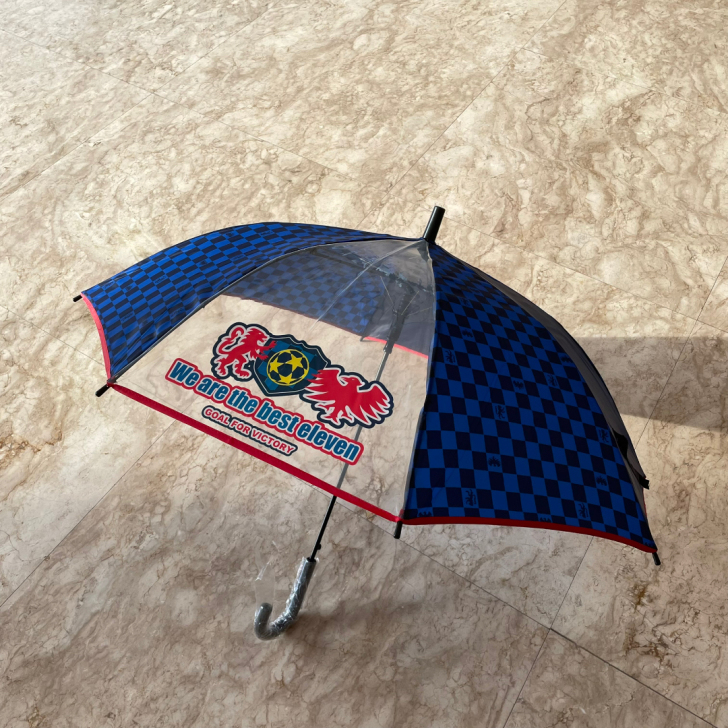 全新 日本 55cm男孩透明酷炫格子图案自...