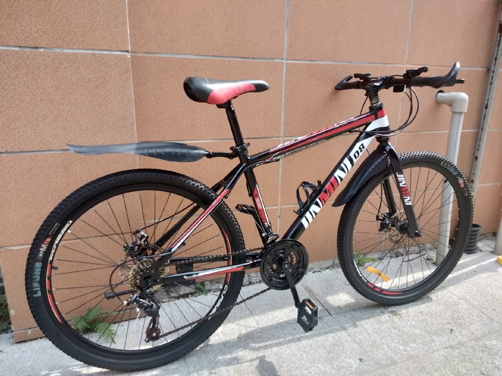 24速JINMINI26寸变速山地车,前后...