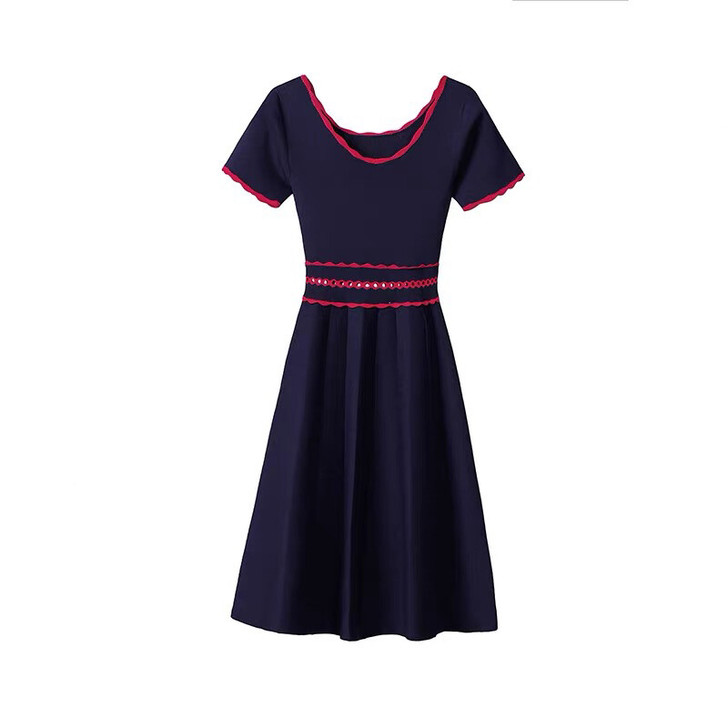 M家●法国小众连衣裙2020新款女春夏维多...