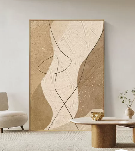 极简抽象客厅装饰画姹寂风大幅落地装饰画 ♥...