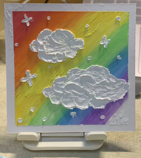 [闪亮]油画棒画20一幅，大小10✖️10...