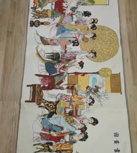 全新超低价！织锦画装饰画刺绣画 琴棋书画 ...