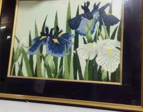 日本回流 刺绣画 孤品 稀有 谨慎购买不退...