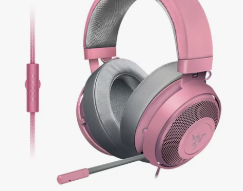 Razer/雷蛇北海巨妖专业版V2粉晶套游...