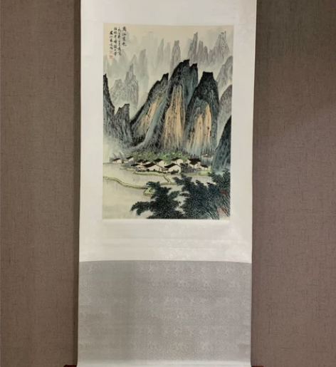 2246.宋文治〈漓江秀色〉，尺寸69x4...
