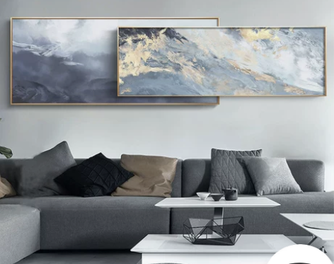 装饰画 装饰画挂画星川现代简约客厅抽象轻奢...