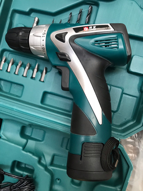 良业锂电枪钻手电钻707-1充电电钻全新两...